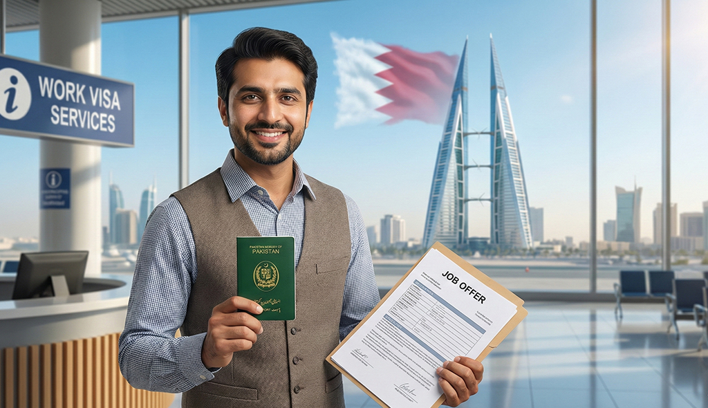 Bahrain Work Visa from Pakistan